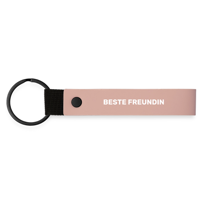 Schlüsselanhänger "Beste Freundin" - Rosa
