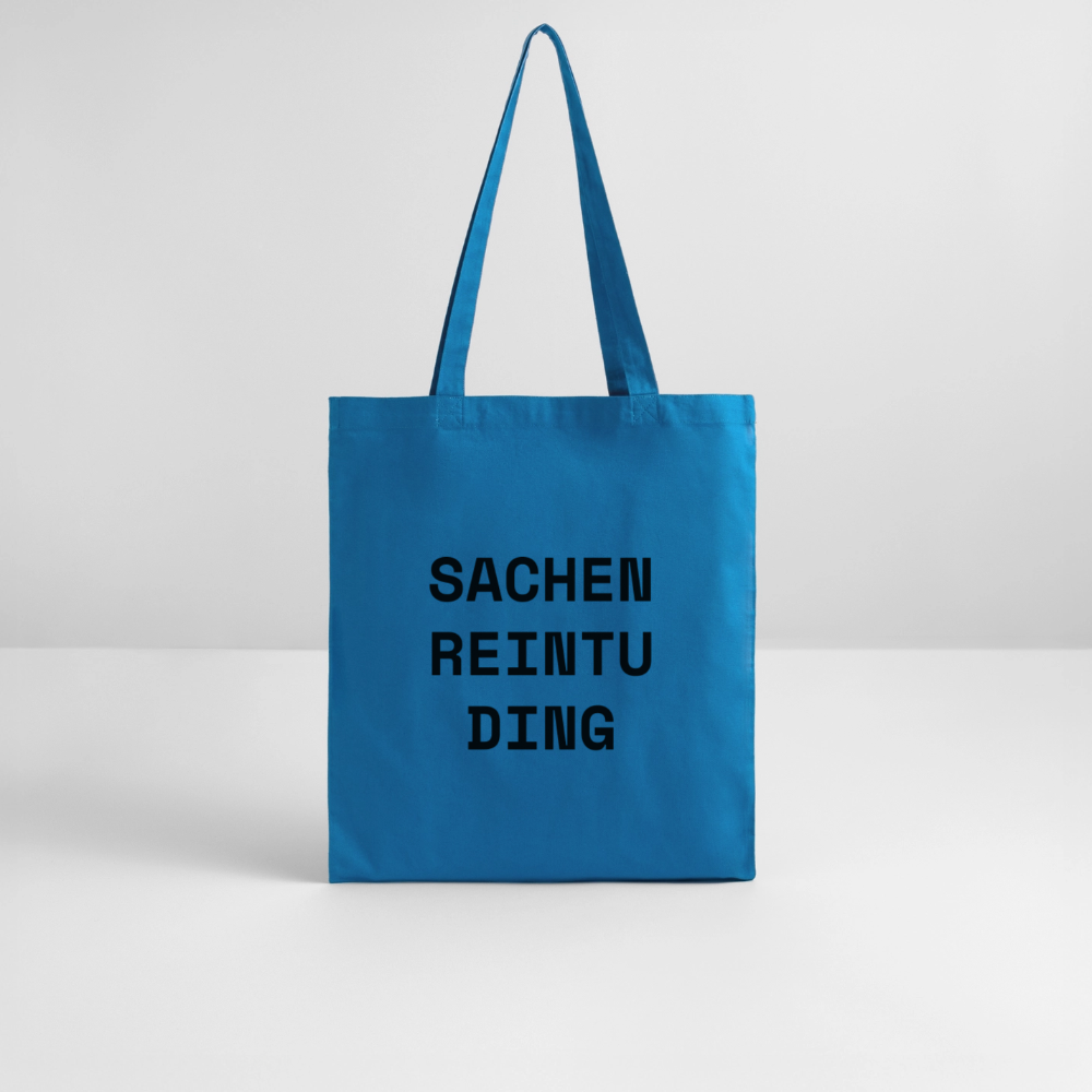 Stoffbeutel "Sachenreintuding" - Königsblau