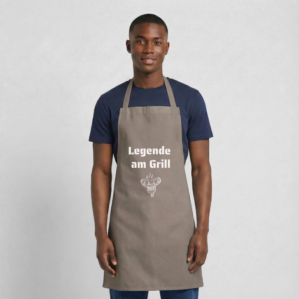 BBQ Schürze "Legende am Grill" - Grau