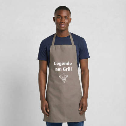 BBQ Schürze "Legende am Grill" - Grau