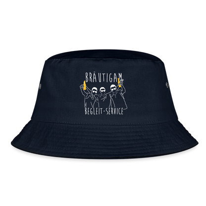 Bucket Hat "Bräutigam Begleit-Service" - Navy