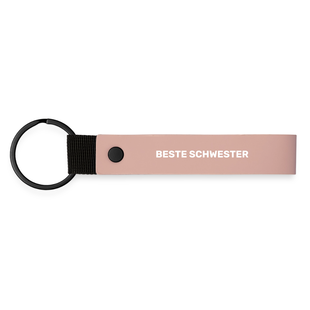 Schlüsselanhänger "Beste Schwester" - Rosa