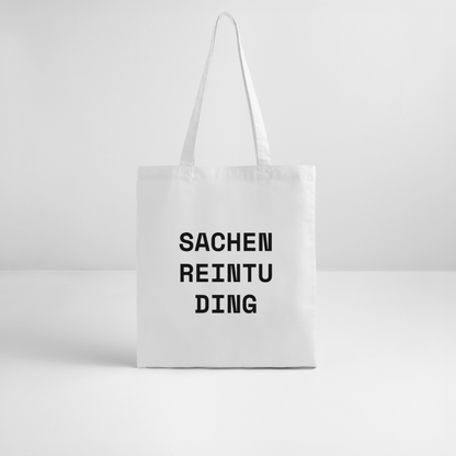 Stoffbeutel "Sachenreintuding" - Weiß