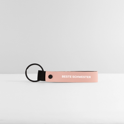 Schlüsselanhänger "Beste Schwester" - Rosa