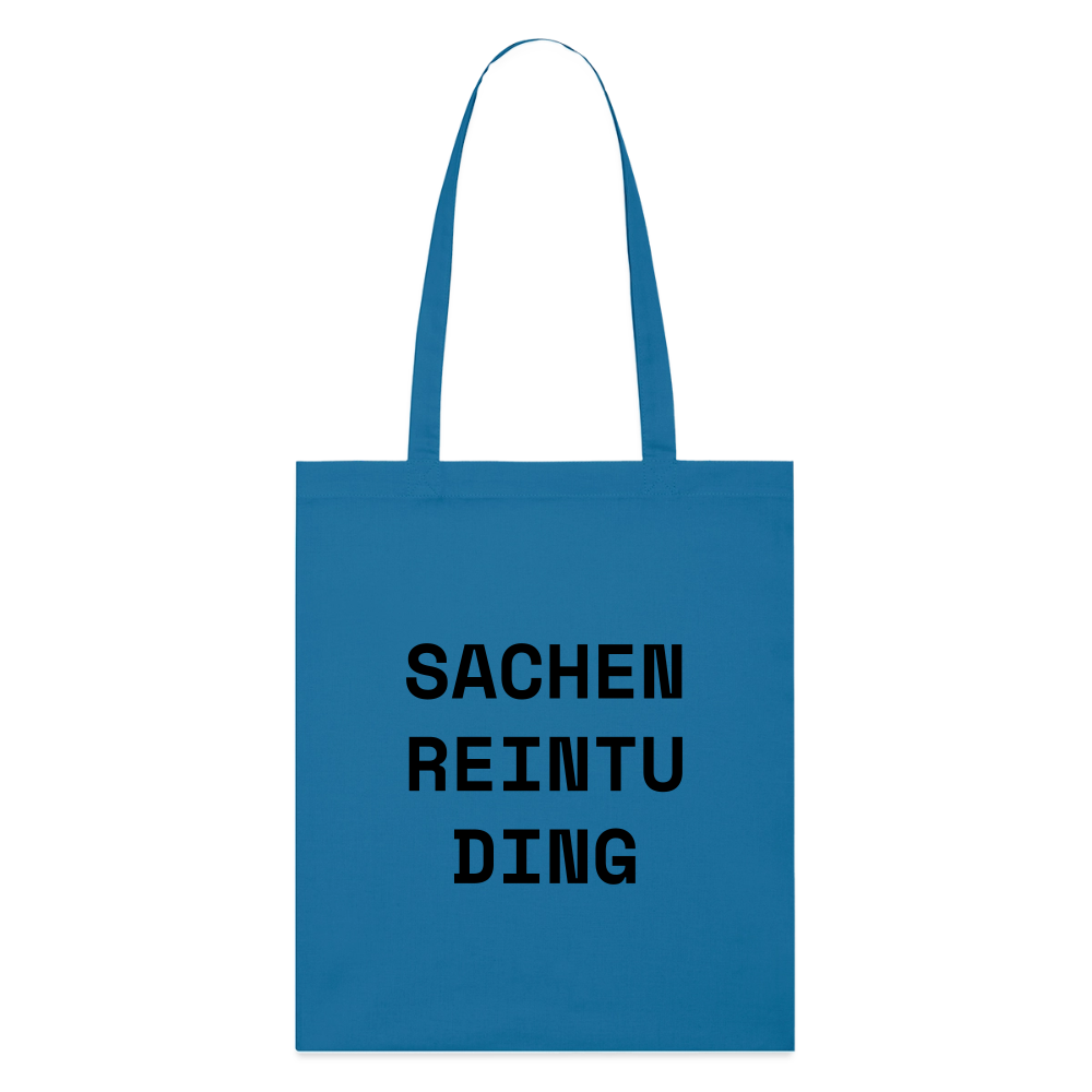 Stoffbeutel "Sachenreintuding" - Königsblau