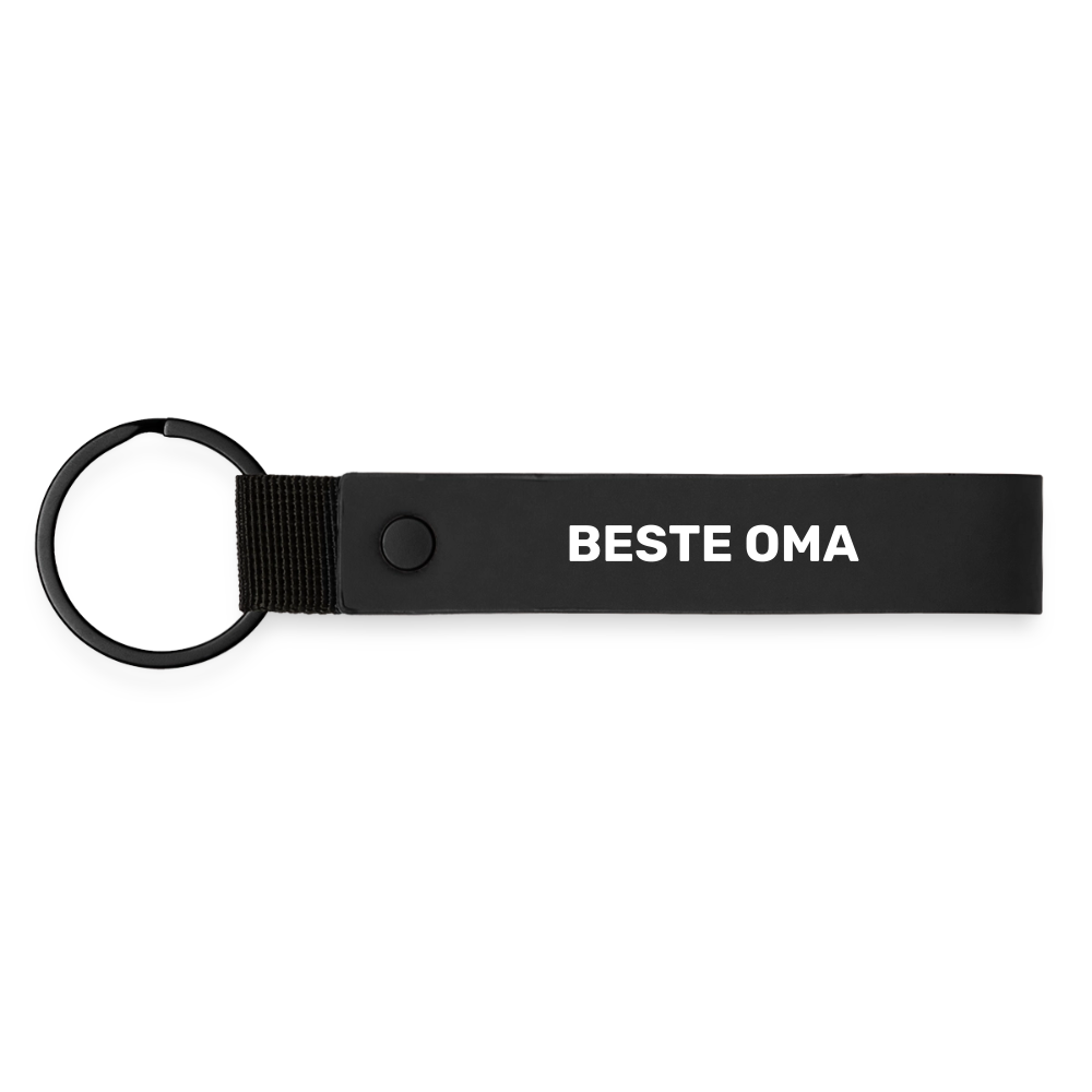 Schlüsselanhänger "Beste Oma" - Schwarz