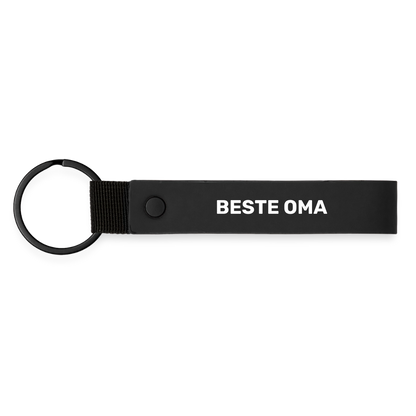 Schlüsselanhänger "Beste Oma" - Schwarz