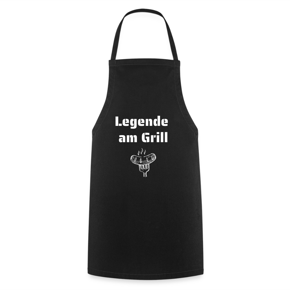 BBQ Schürze "Legende am Grill" - Schwarz