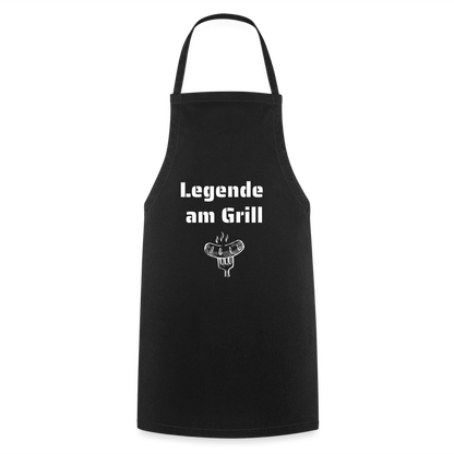 BBQ Schürze "Legende am Grill" - Schwarz