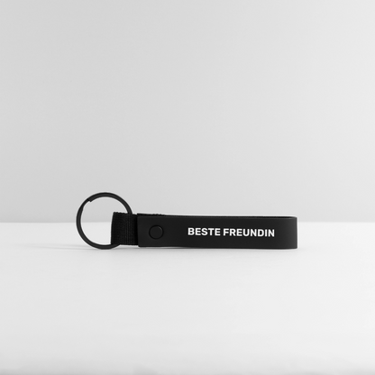 Schlüsselanhänger "Beste Freundin" - Schwarz