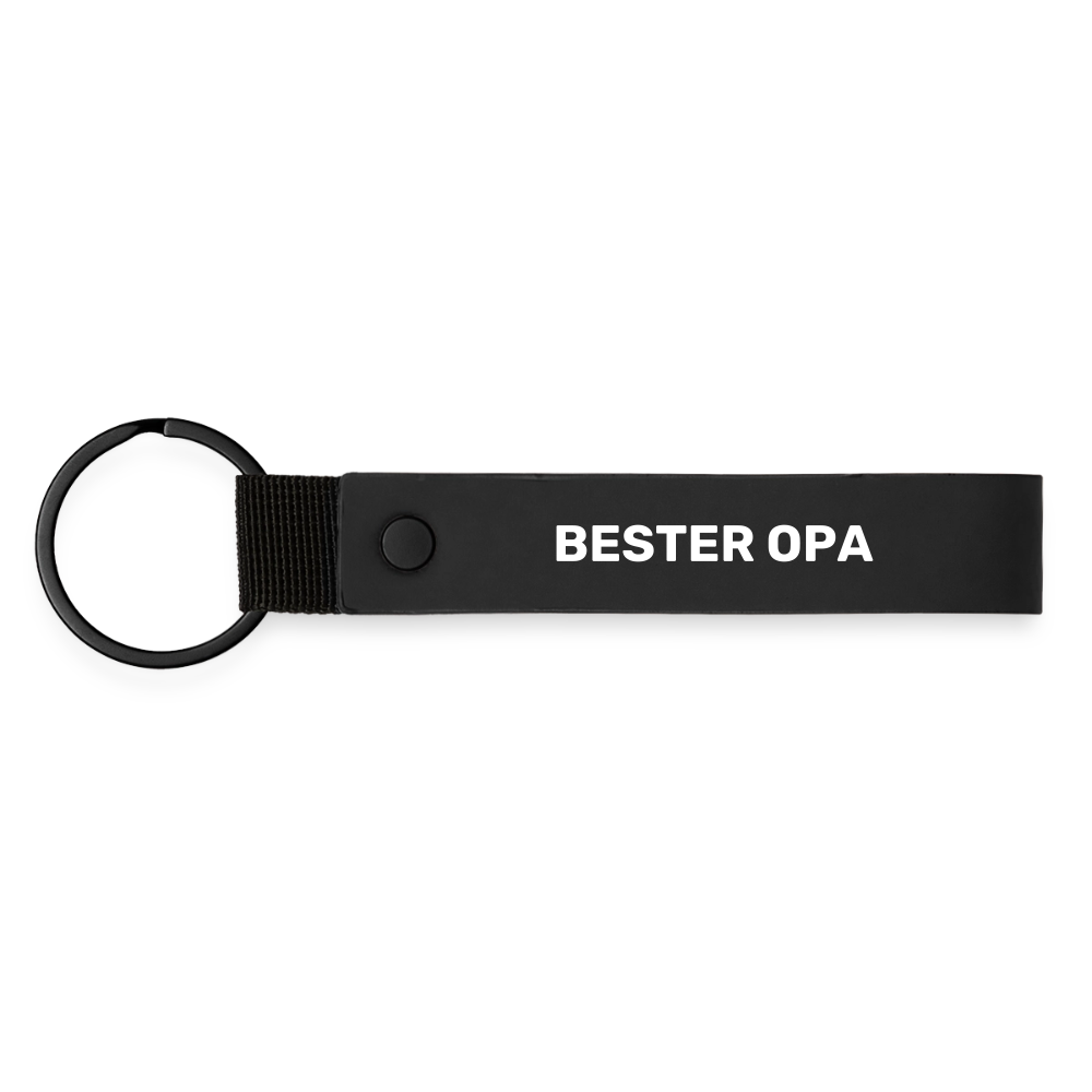 Schlüsselanhänger "Bester Opa" - Schwarz