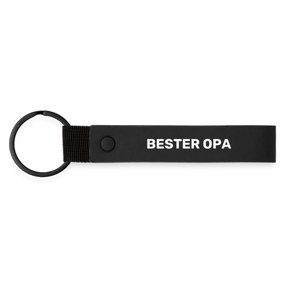 Schlüsselanhänger "Bester Opa" - Schwarz