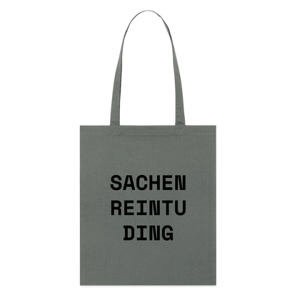 Stoffbeutel "Sachenreintuding" - Anthrazit