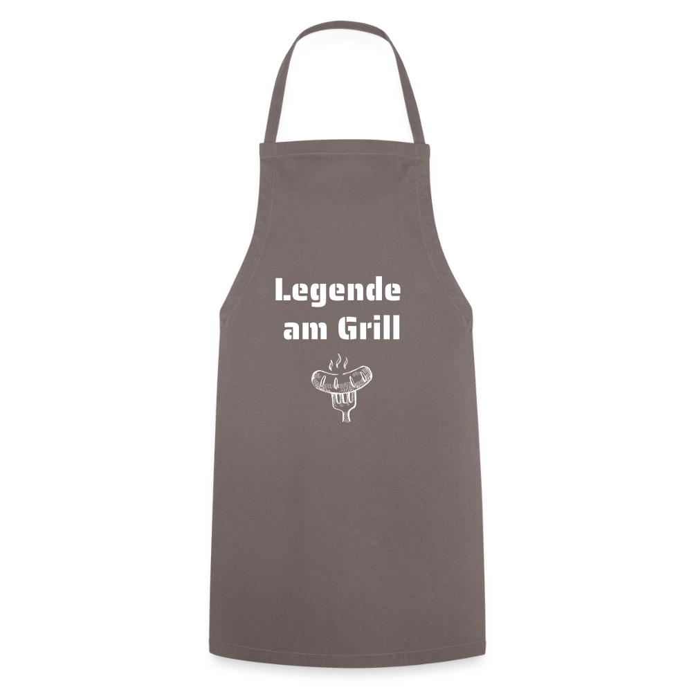 BBQ Schürze "Legende am Grill" - Grau