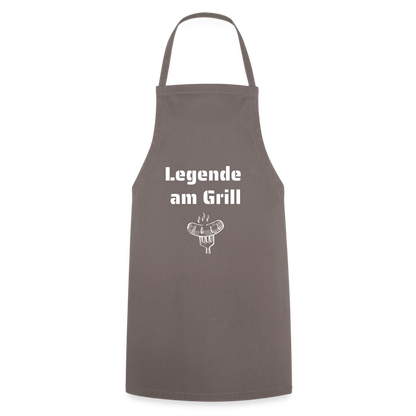 BBQ Schürze "Legende am Grill" - Grau