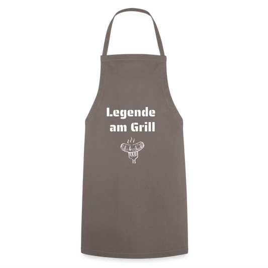 BBQ Schürze "Legende am Grill" - Grau