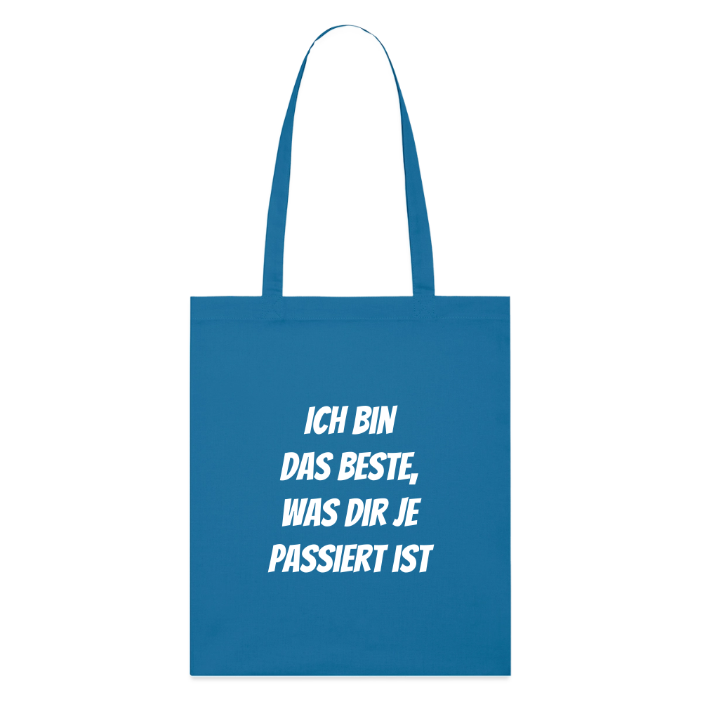 Stoffbeutel "Ich bin das Beste, was dir je passiert ist" - Königsblau