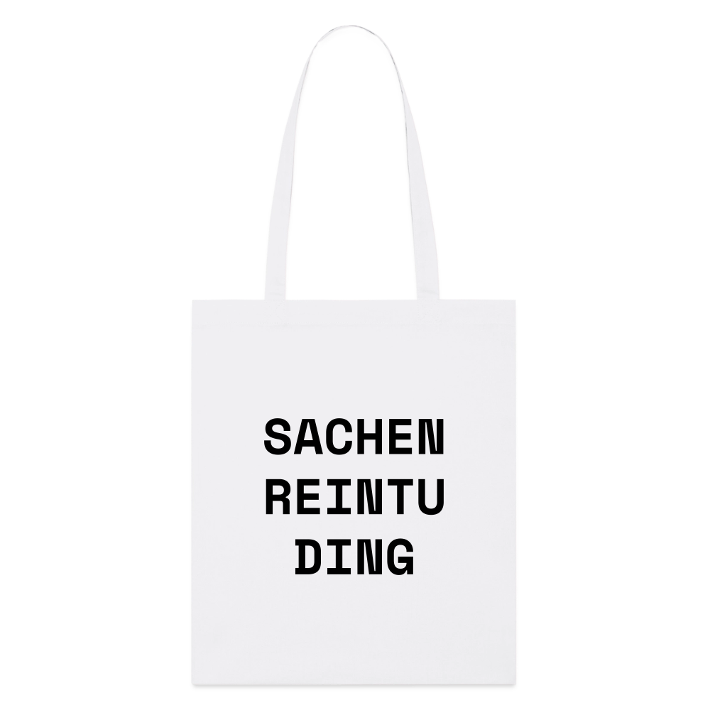 Stoffbeutel "Sachenreintuding" - Weiß