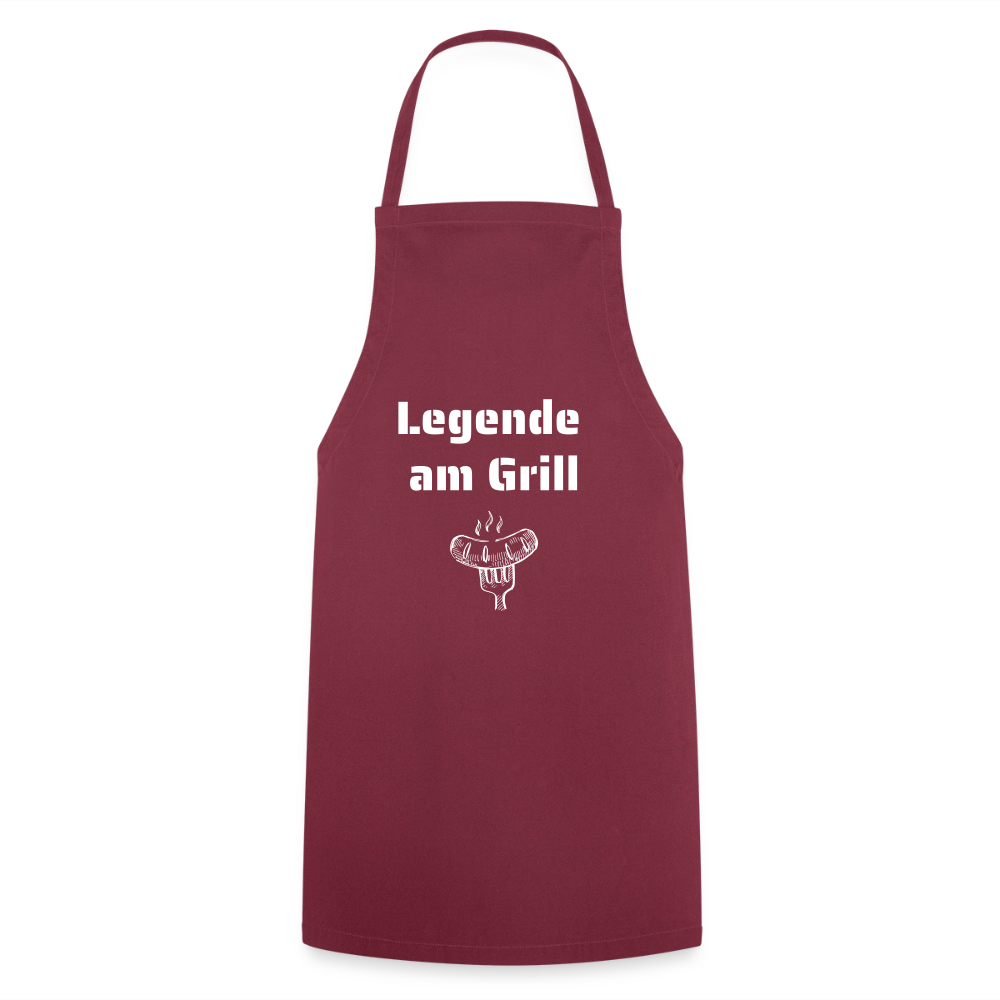BBQ Schürze "Legende am Grill" - Bordeaux