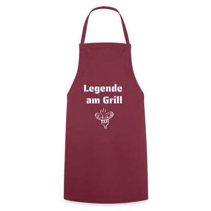 BBQ Schürze "Legende am Grill" - Bordeaux