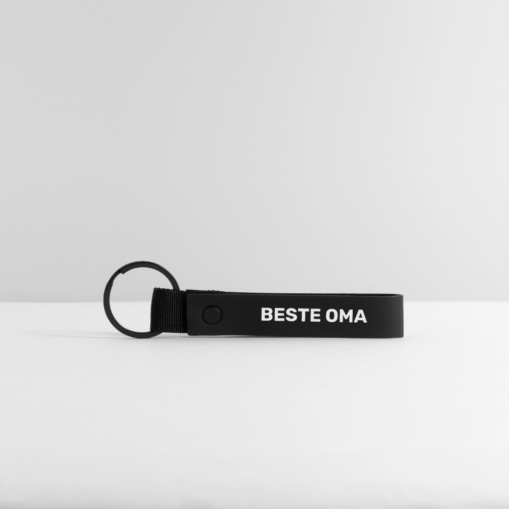 Schlüsselanhänger "Beste Oma" - Schwarz