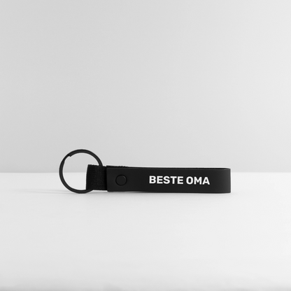 Schlüsselanhänger "Beste Oma" - Schwarz
