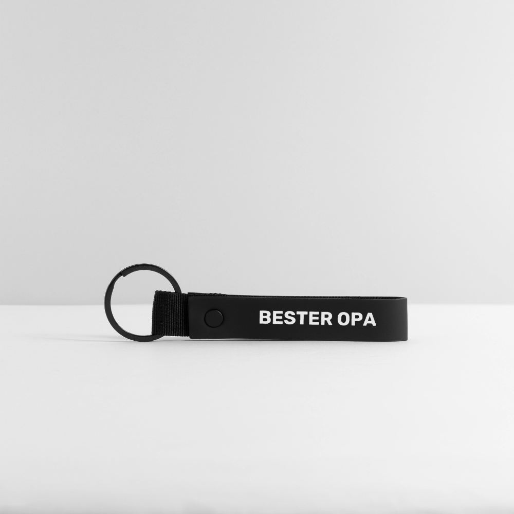 Schlüsselanhänger "Bester Opa" - Schwarz