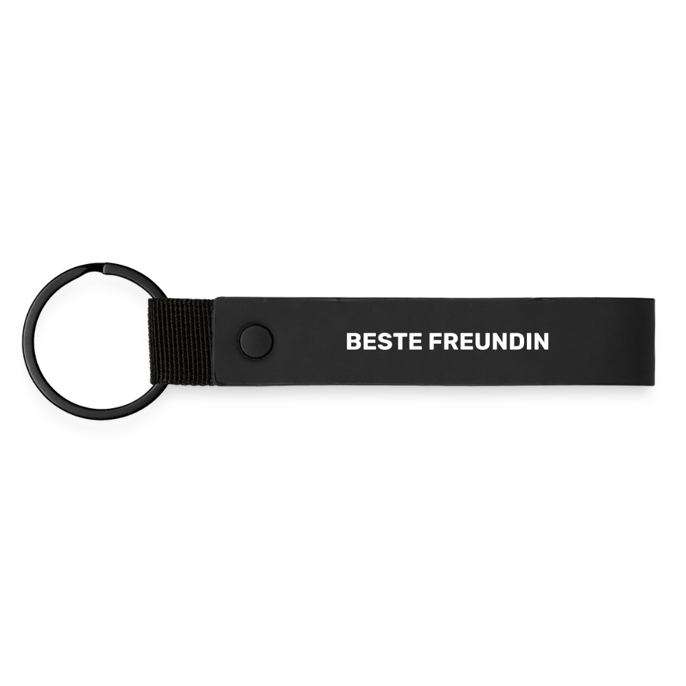 Schlüsselanhänger "Beste Freundin" - Schwarz