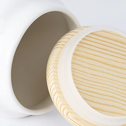Dose mit Holzdeckel "Wer früher aufgibt, hat länger frei"