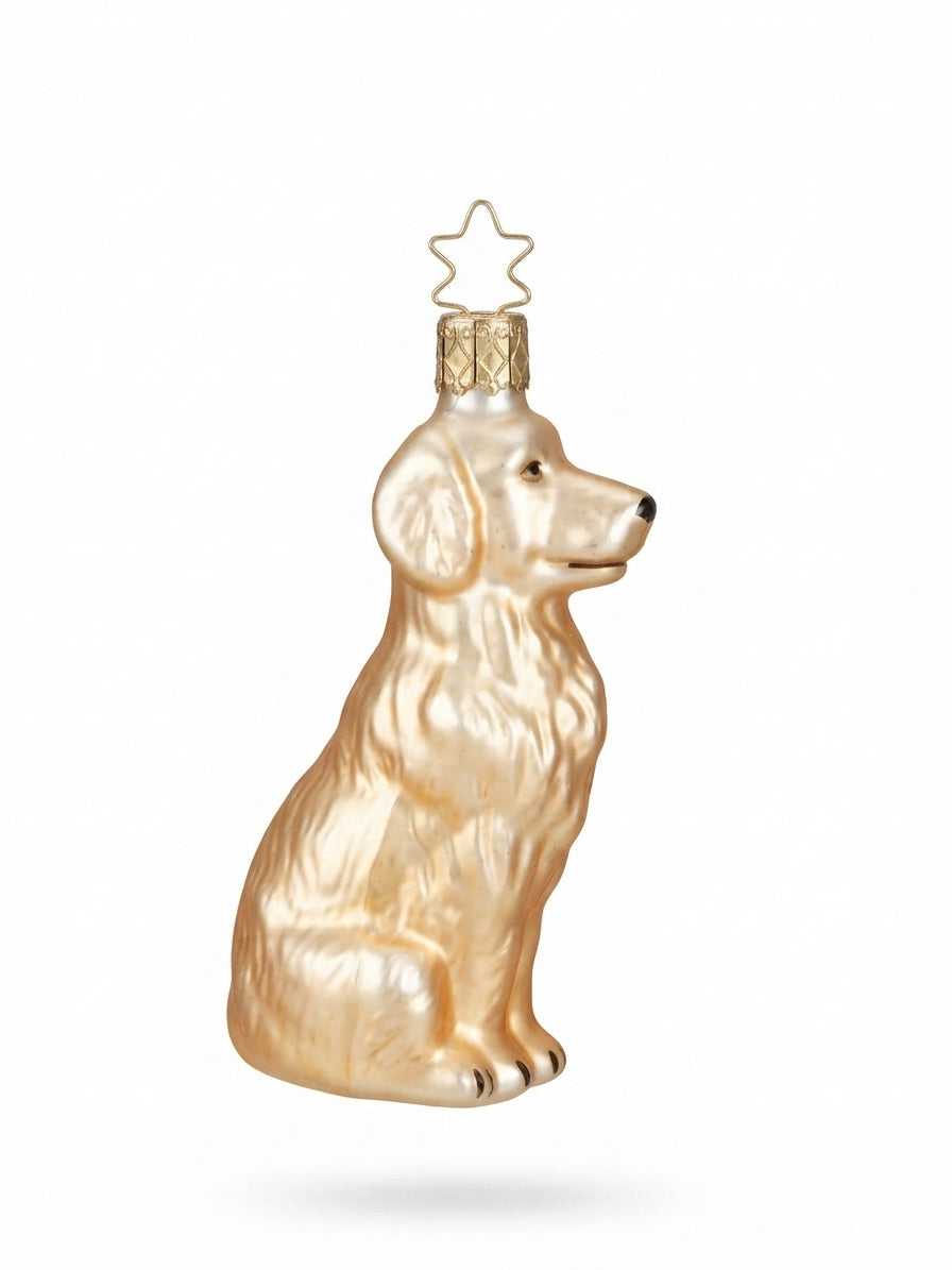 Labrador Figur Hund Christbaumkugel (Echtglas) – Besondere Weihnachtsbaumkugel