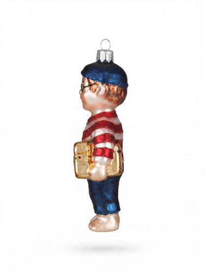 Pirat Figur Christbaumkugel (Echtglas) – Besondere Weihnachtsbaumkugel